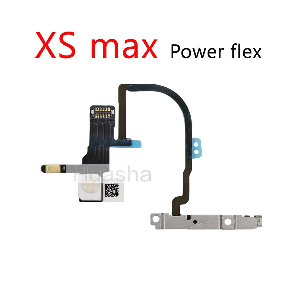 1pcs For iPhone X Xs Max XR Mute Volume Power Buttons key Switch Flex Cable Mobille Phone Repair Parts.