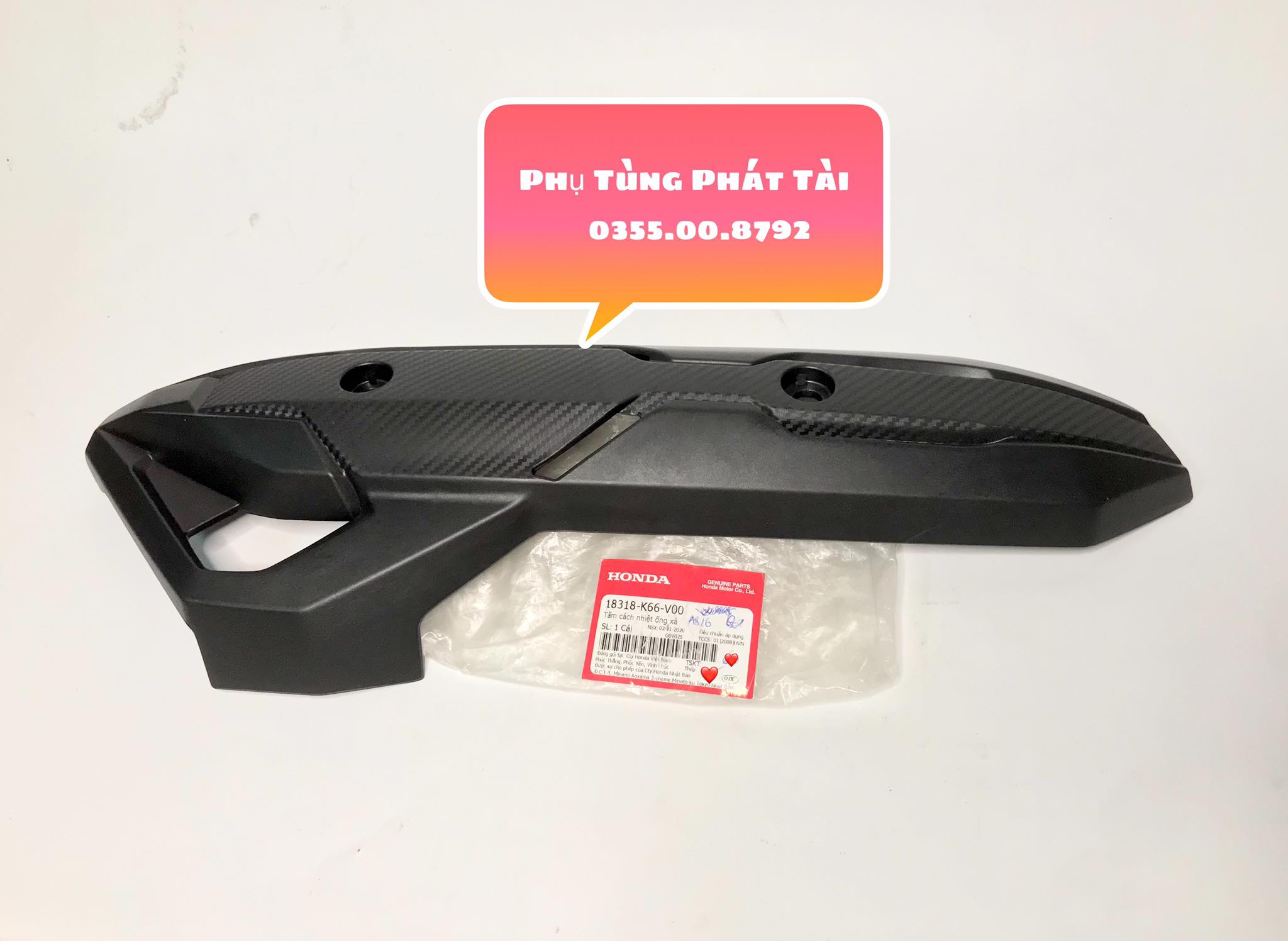 Vĩ pô - ốp pô air blade 2016 - 2019 chính hãng honda
