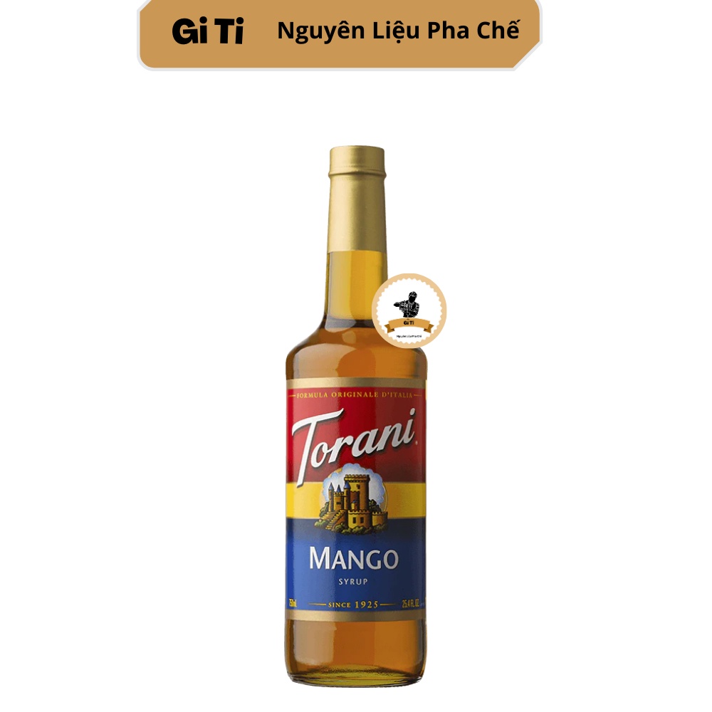 Siro/Syrup Torani nhiều vị chai 750ml