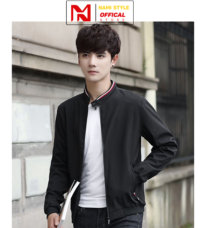 Áo Khoác Dù Bomber Nam Cao Cấp, Chất Dày- ML88