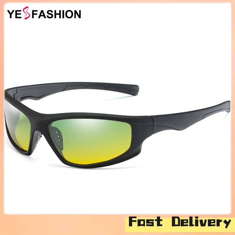 Yesfashion Store IN stock Night Vision Polarized Sunglasses for Both Day Night Wear