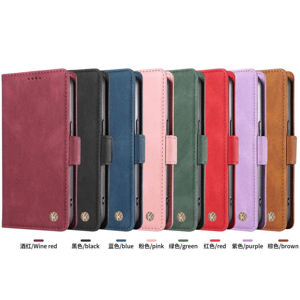 New Phone Case For Samsung Galaxy Note 20 / Note 20 Ultra / Note 10 / Note 10 Plus / Note 9 / Note 8 Magnetic Leather Wallet Card Slot Flip Cover Casing