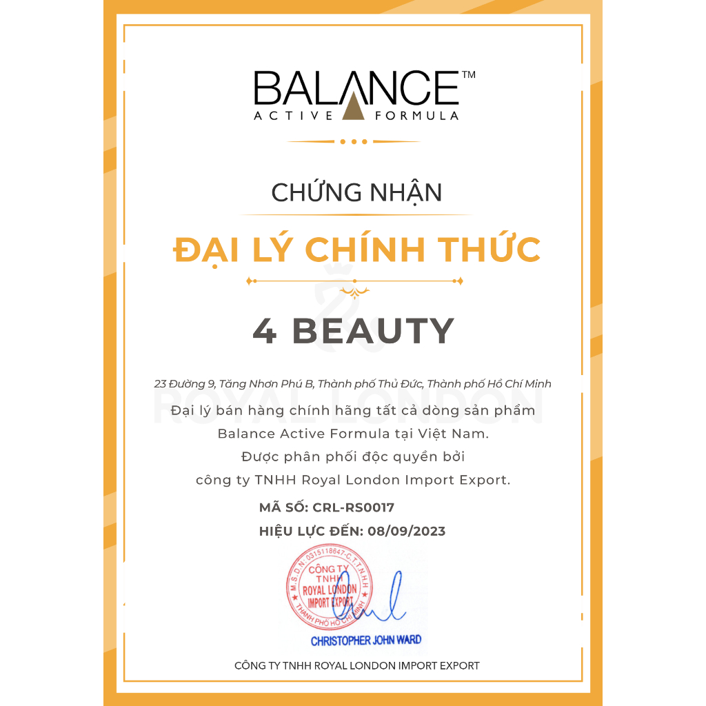 Serum Balance Vitamin C Brightening Sáng Da, Mờ Thâm - 30ml