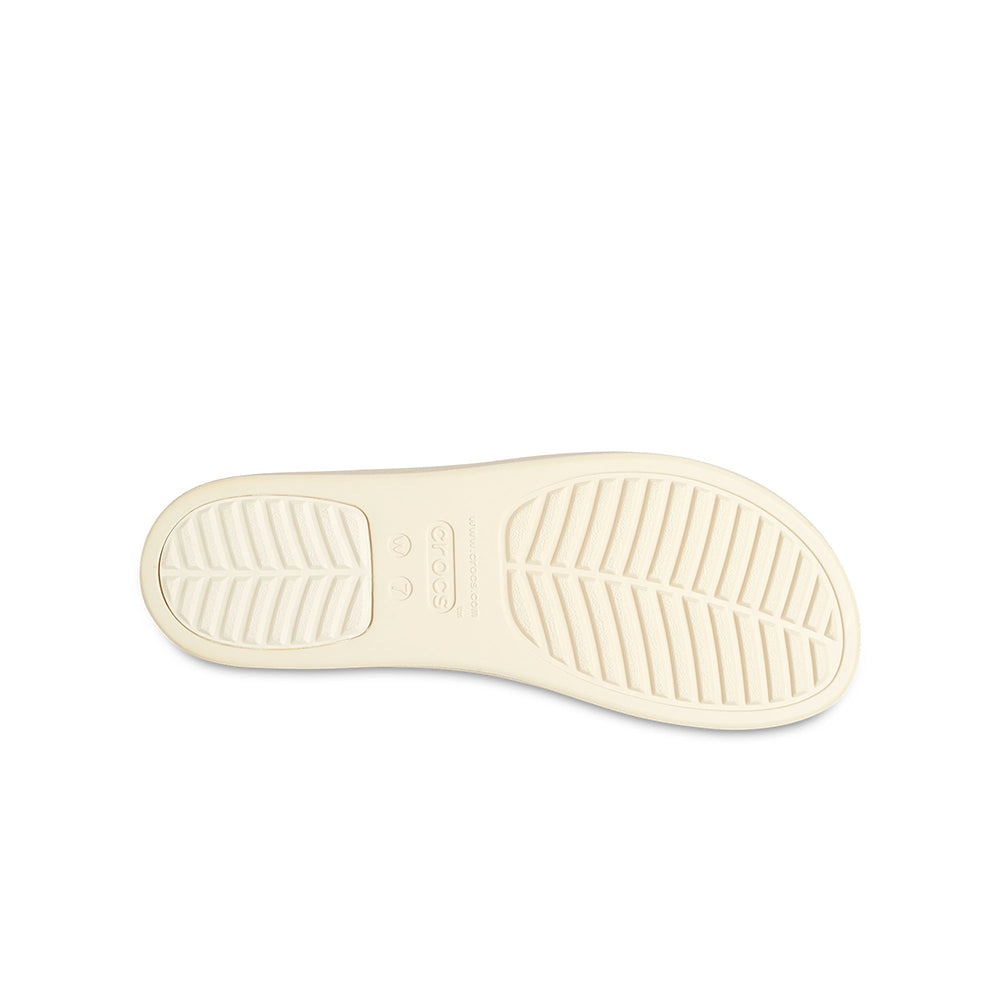 Dép Quai Ngang Nữ Crocs Brooklyn - Bone