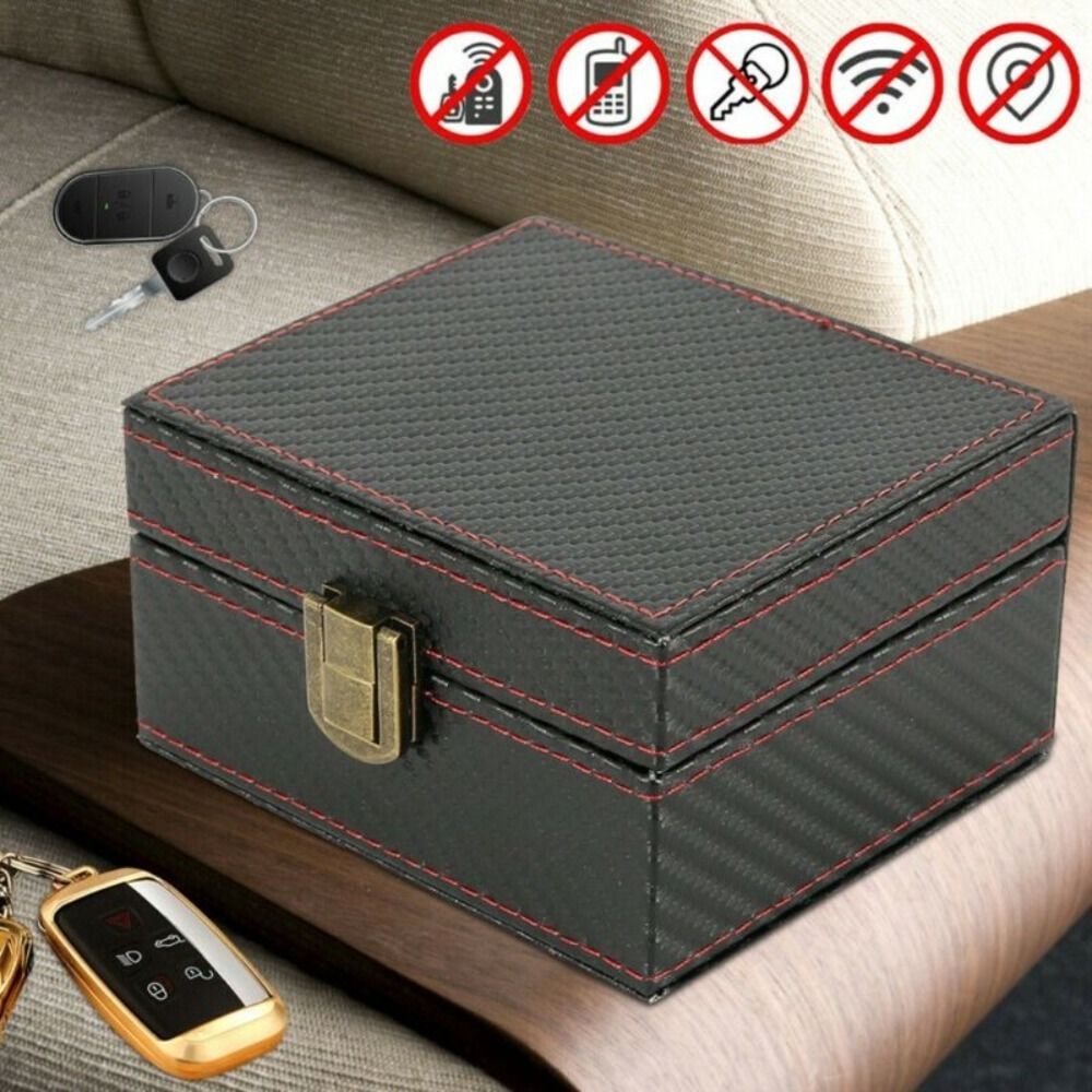 Rfid Box RFID Box Key Fob Protector Faraday Box Anti-Theft Safety Signal Blocker ...