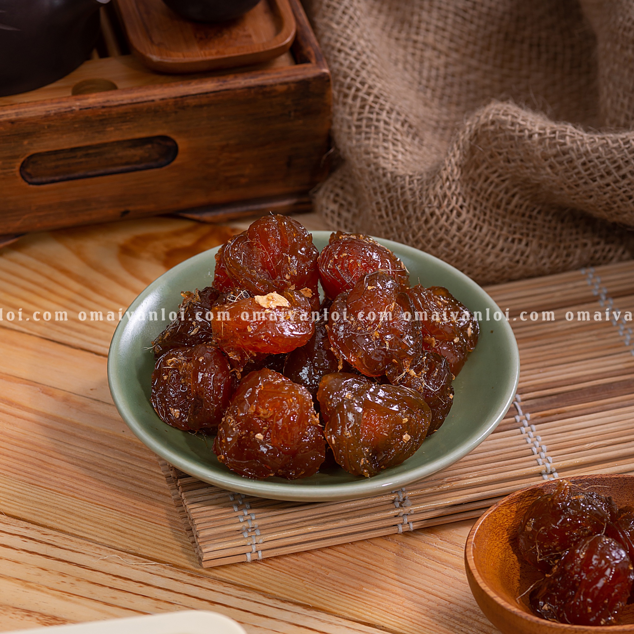 Ô mai vạn lợi mận tươi xào gừng chua ngọt