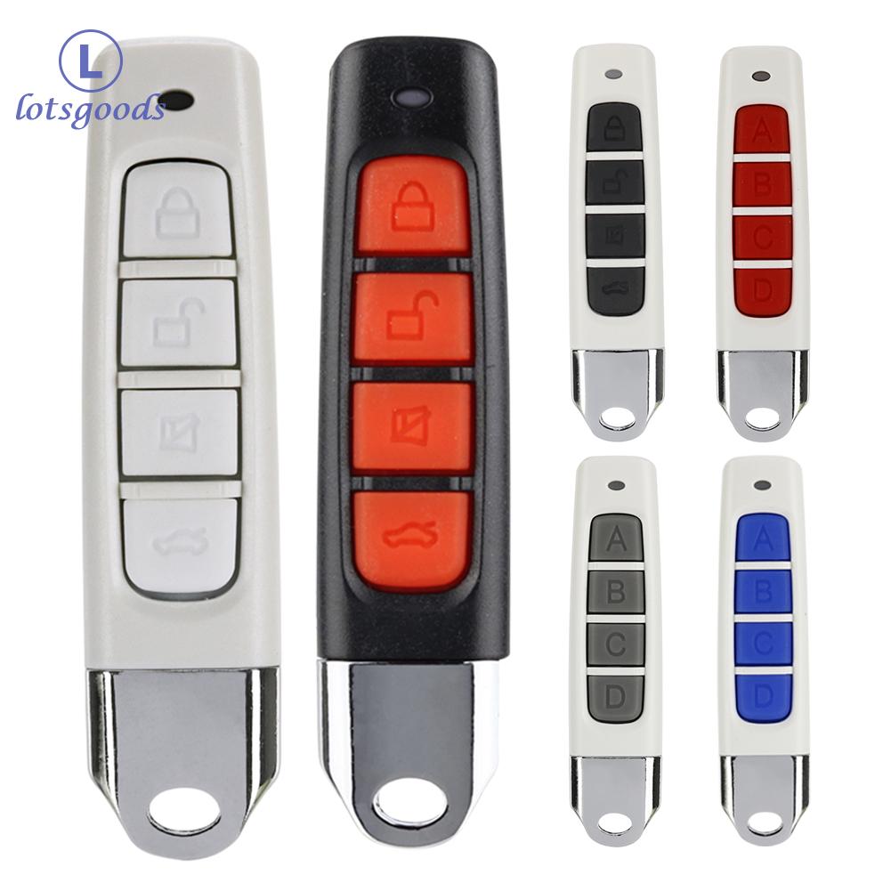 433MHz Remote Controller Plastic 4 Keys Cloning Remote Control Multifunctional Copy Duplicator for Garage Gate