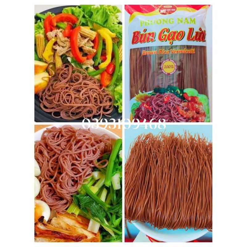 1kg Bún gạo lứt đỏ Phương Nam