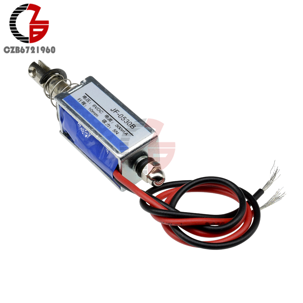 【TrendGlobe】JF-0530B Push and Pull Type Linear Solenoid Electromagnet ...
