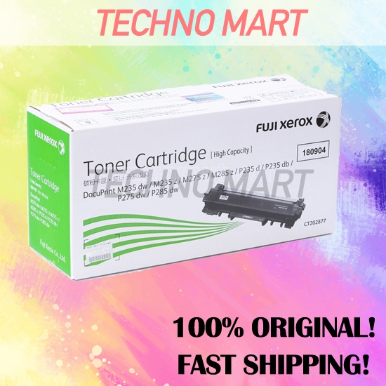 Local Stock] Original Fuji Xerox CT202877 CT202878 Black Toner