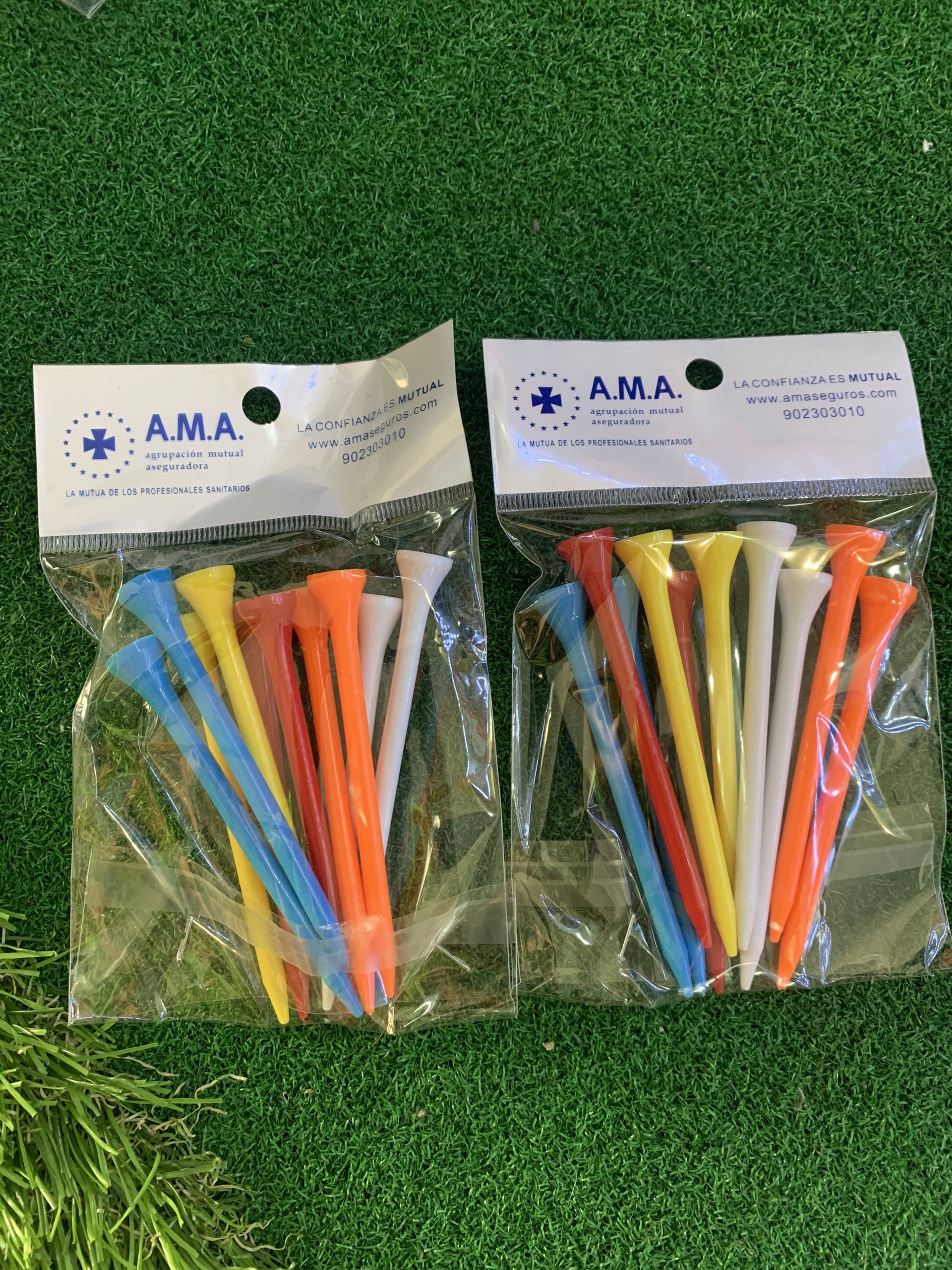 Tee golf gói 10 chiếc chất nhựa dài/ ngắn.