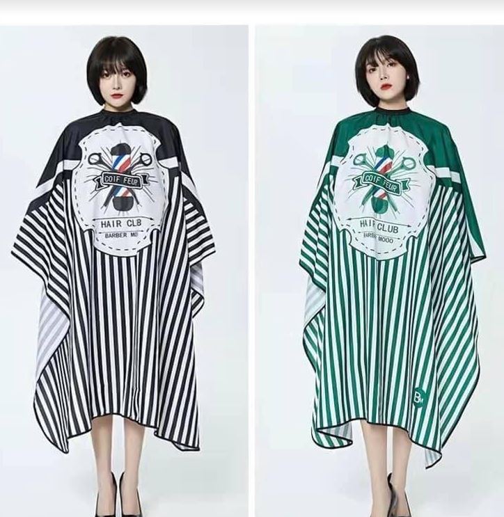 áo choàng, khăn choàng cắt tóc Barber đủ mẫu