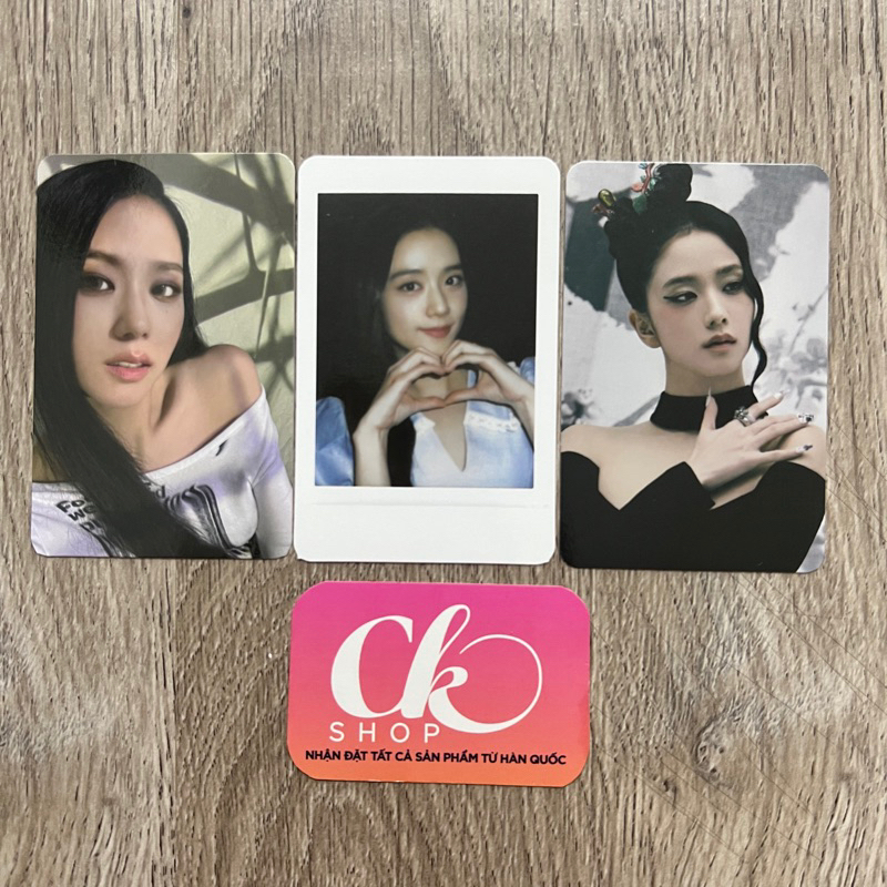 Ảnh bo góc photocard Blackpink Jisoo album - Me có sẵn