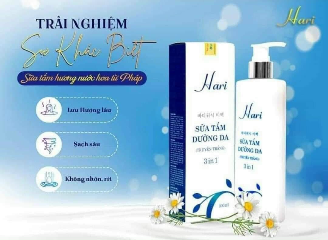 Sữa Tắm Truyền Trắng Dưỡng Da Hari