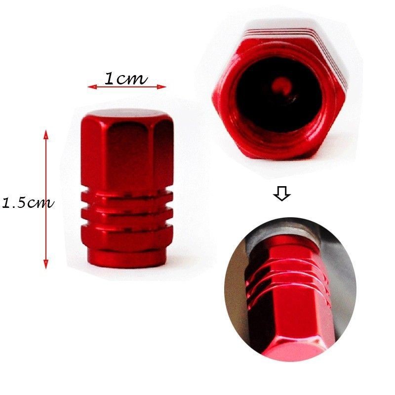 Set 4 Nắp van lốp ô tô xe hơi