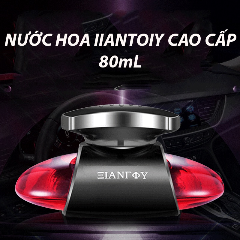 Nước hoa ô tô xe hơi cao cấp để taplo ô tô lưu hương lâu, khử mùi, chống say xe - nước hoa ô tô iiantoiy 80ml cao cấp