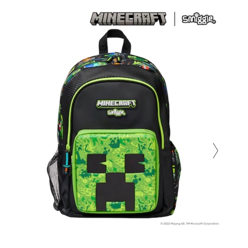 Ba lô in hình minecraft độc đáo dành cho bé tiểu học