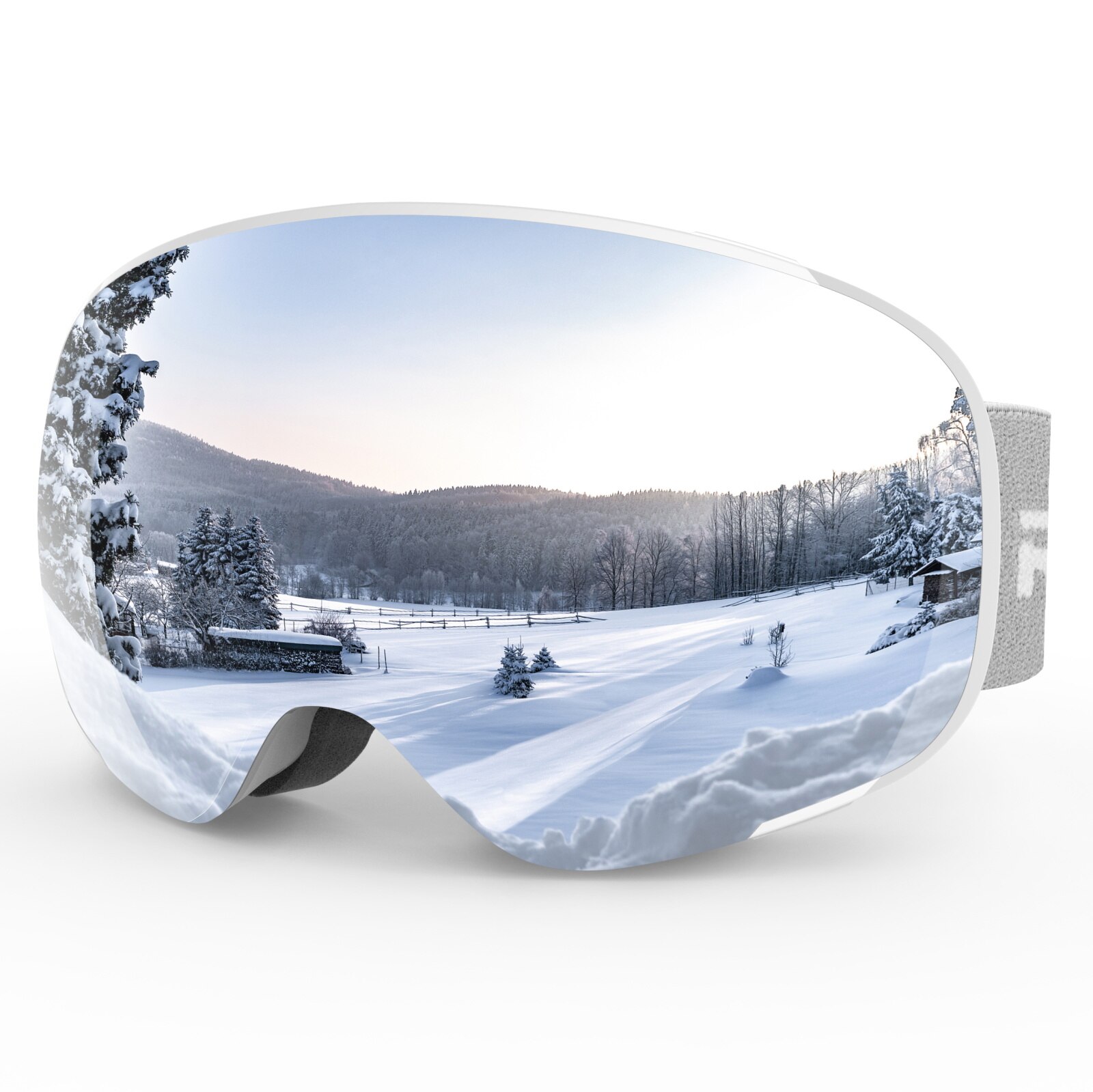 Kids Ski Glasses OTG Glasses Anti Fog 100% UV Protection For Boys Girls Children And Teenagers Helmets Compatible Any Helmet