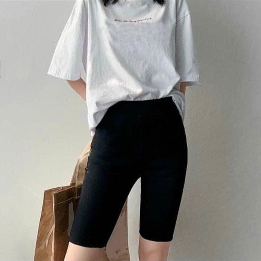 Quần legging đùi cuộn tím siêu Hot