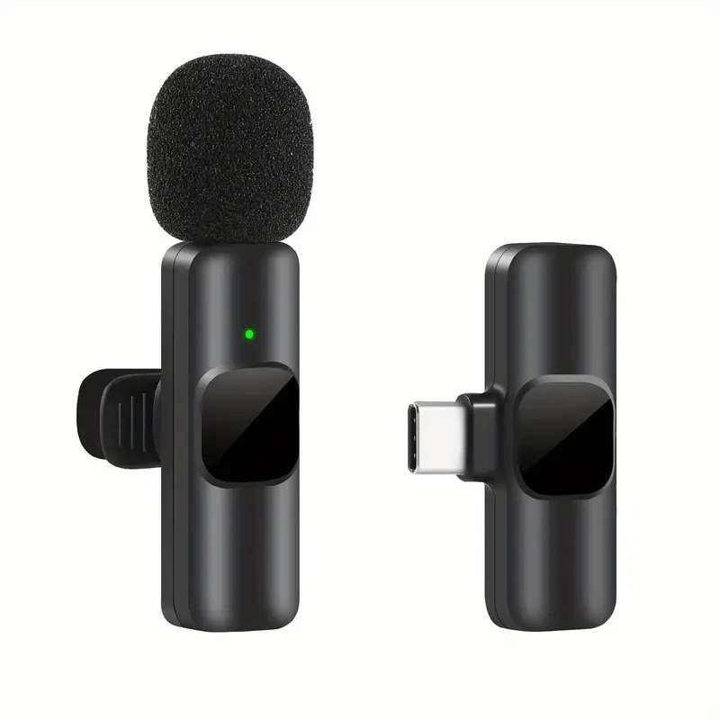 🎙️Cod + Bản gốc + Hàng sẵn có🎙️Lavalier Microphone K9 phát sóng trực tiếp cho Iphone phát trực tiếp cho điện thoại Android micro cài ve áo không dây cho 3.5mm 1in1 hoặc 2in1