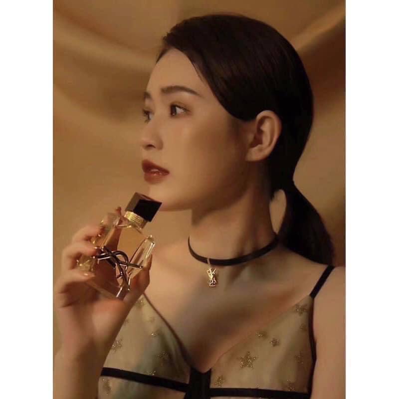 Vòng choker YSL Gift Libre Leather Bracelet