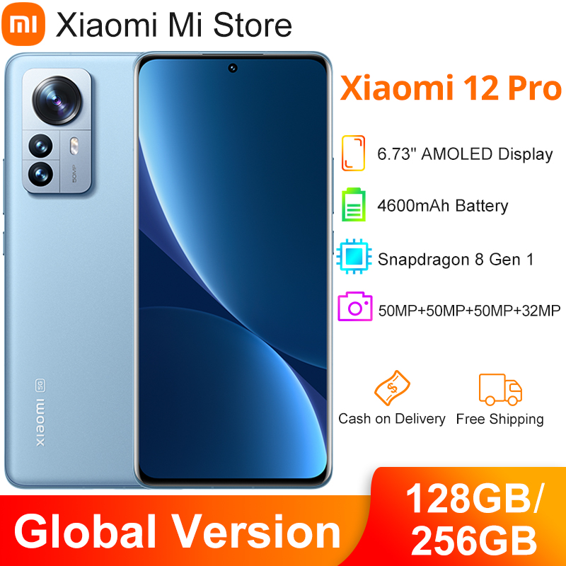 Xiaomi 12 Mi 12 5G Smartphone Android 12 Snapdragon 8 Gen1 Octa Core Global  ROM