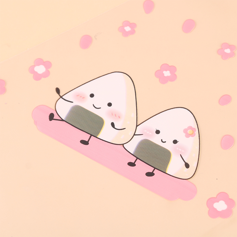 50Pcs Lovely Cartoon For Triangle Rice Ball Packaging Bag Nori Onigiri Sushi Bag Sushi Making Mold Bento Accessories.