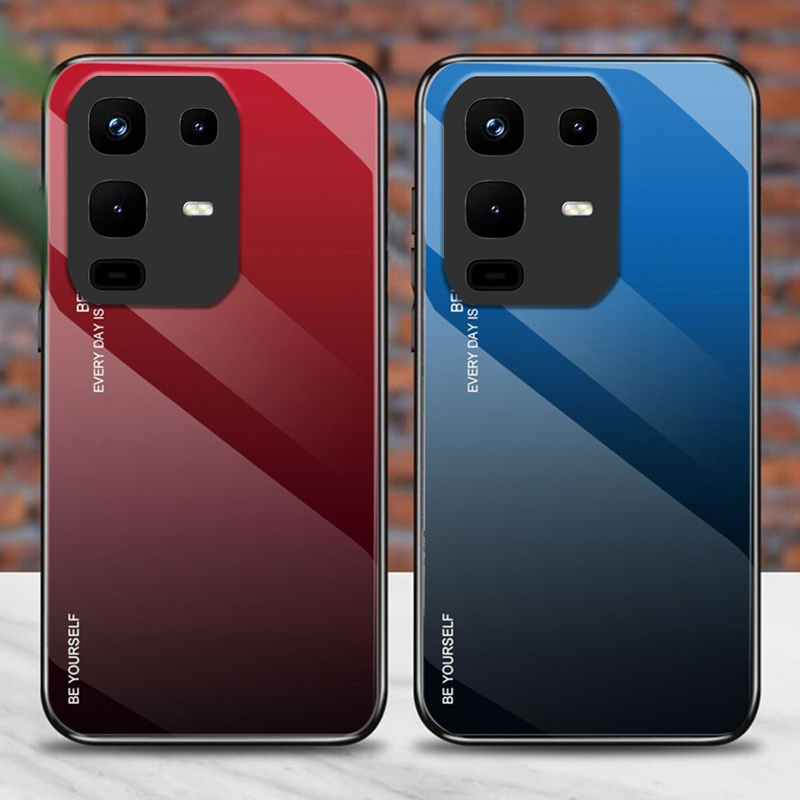 For infinix Note 50X 50S case Gradient Mirror Tempered Glass Protector Hard for infinix Note 50S 50X Plus Back cover Phone cases. 