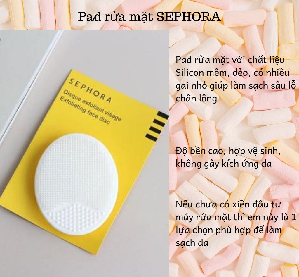 Miếng rửa mặt Pad Sephora