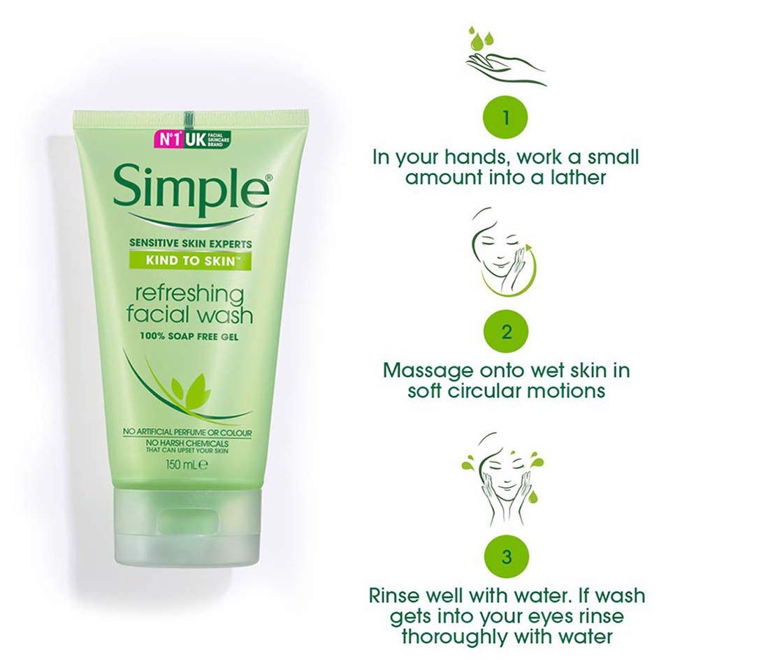 SỮA RỬA MẶT SIMPLE GEL 150ML