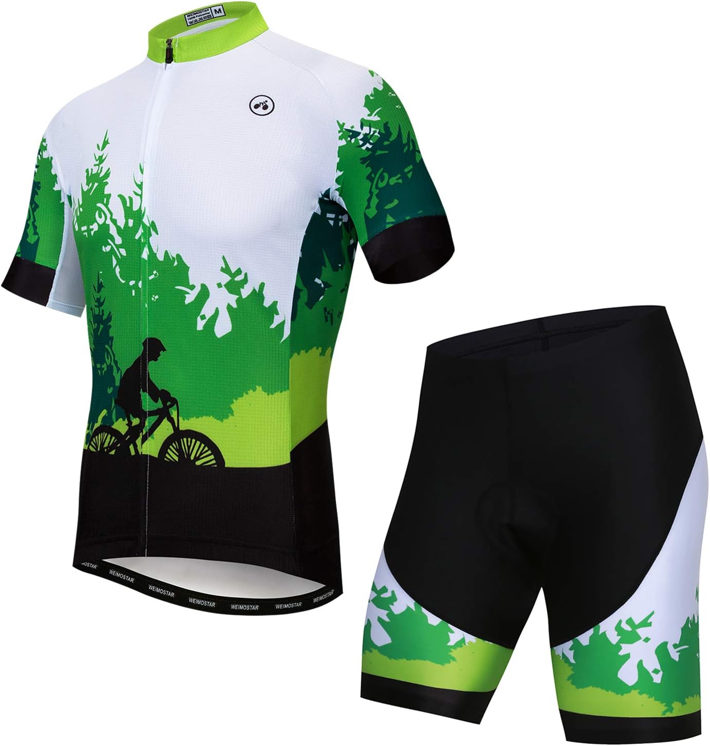 Cycling Jersey Set Men Short Sleeve MTB Bike Clothing Bicycle Shirts Padded Shorts