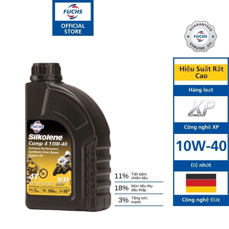 Nhớt Fuchs Silkolene COMP 4 10w40 & 20w50