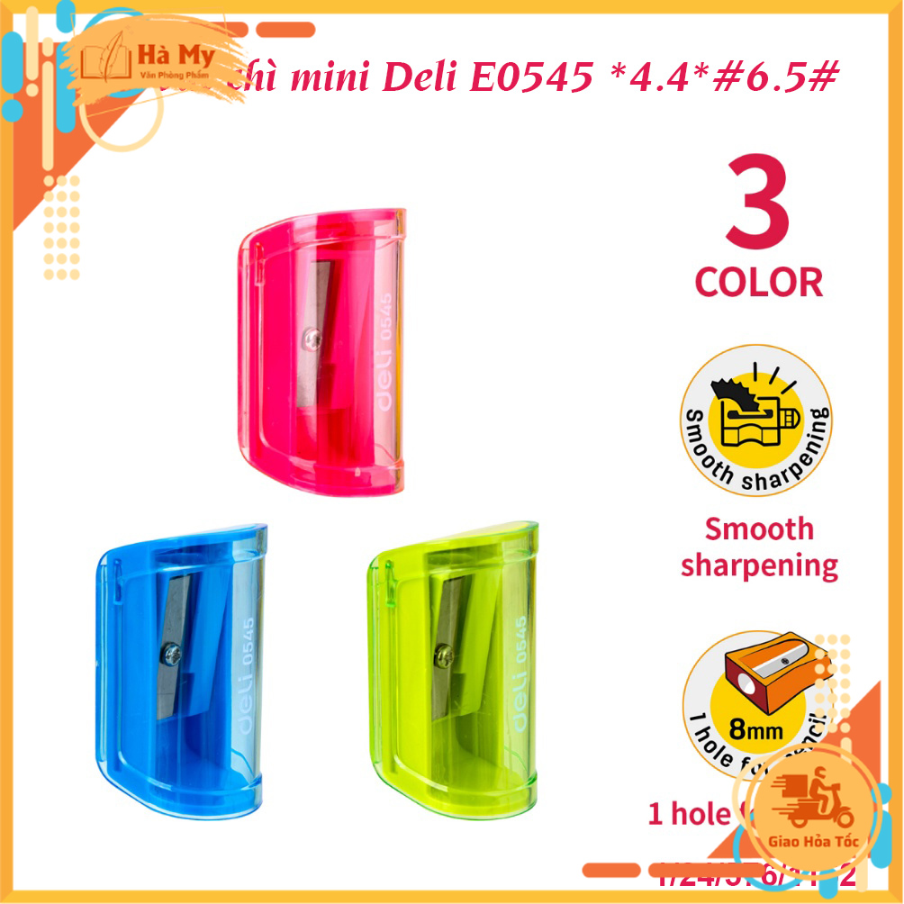 Combo 5 Cái Gọt bút chì, chuốt bút chì mini Deli E0545