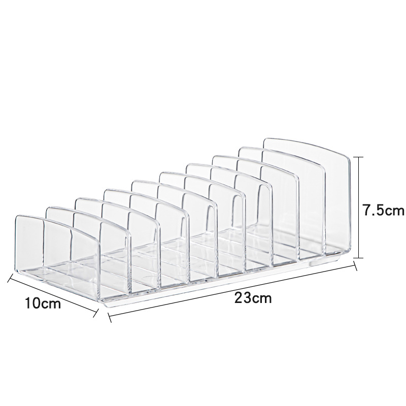 KS trong suốt Acrylic phòng ngủ mỹ phẩm lưu trữ hộp đa lưới đèn để bàn mặt hàng sang trọng nhựa đa chức năng giá lưu trữ