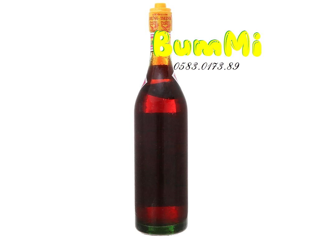 Nước mắm Hưng Thịnh chai thủy tinh 35 độ đạm 620ml