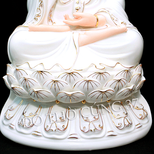 TƯỢNG  QUAN ÂM MEN SỨ CAO CẤP [ MÀU DA ]