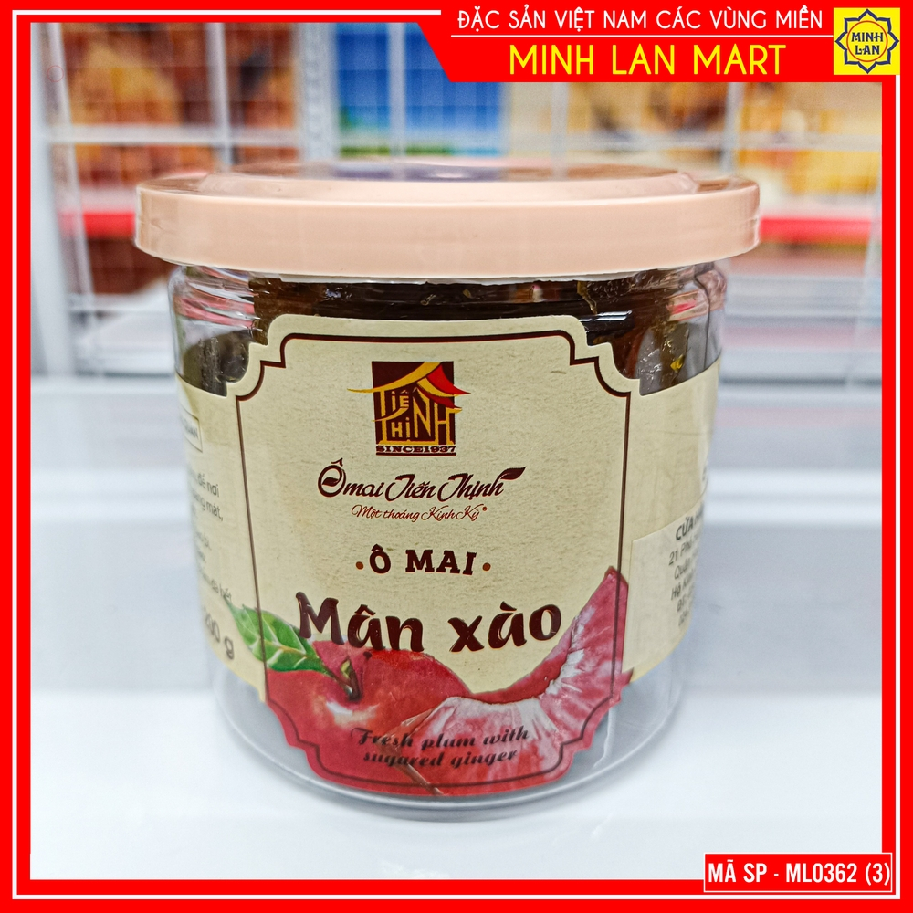 Ô mai mận xào 200g - ô mai tiến thịnh - đặc sản hà nội