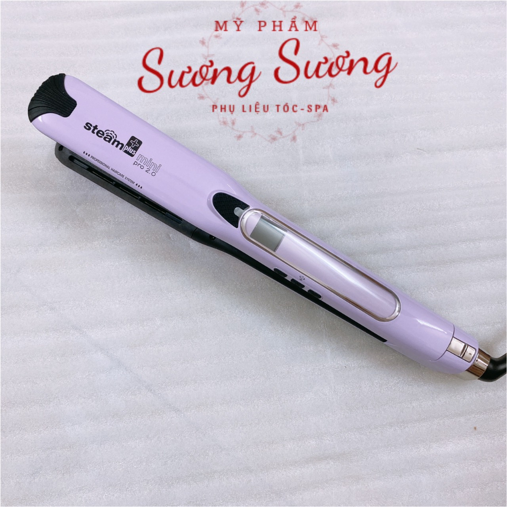Máy là kẹp duỗi tóc hơi nước steam plus minni 2.0