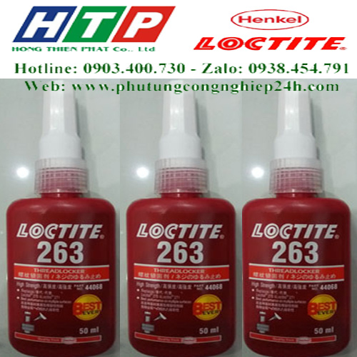 Hướng dẫn sử dụng keo loctite 263 - 50ml