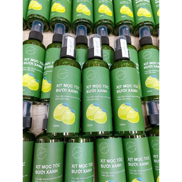 xịt mọc tóc thảo mộc bưởi xanh 100ml