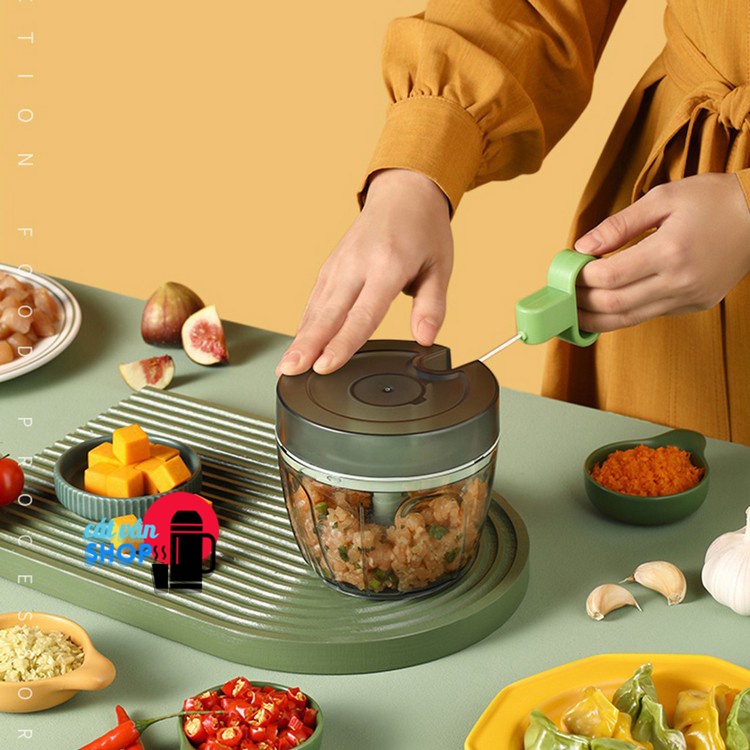 Dụng cụ băm rau củ quả Lock&Lock 900ml (NEW 2022)