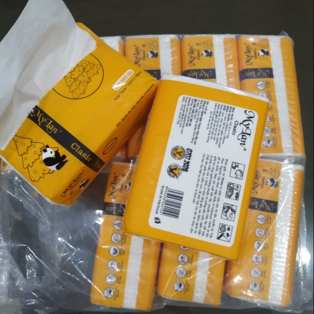 ⛔GIADUNGHOALONG⛔ Bịch 10 gói giấy ăn trúc MyLan (LOẠI 10 - LOẠI TRÚC - LOẠI MYLAN)