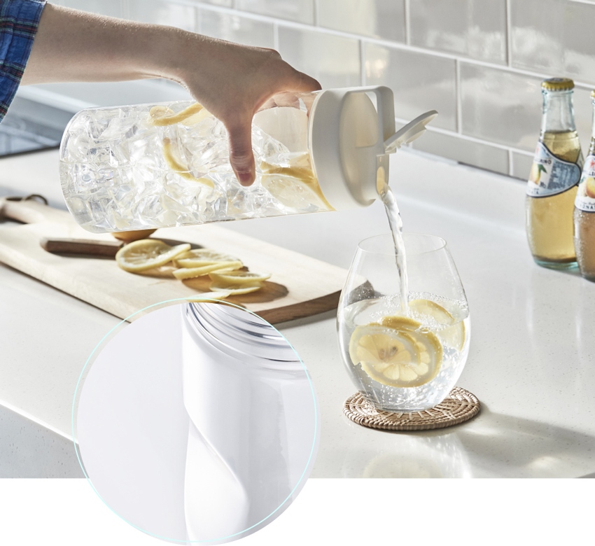 Bình đựng nước Lock&Lock HAP813WHT 1.2 lít - Quà tặng Milo