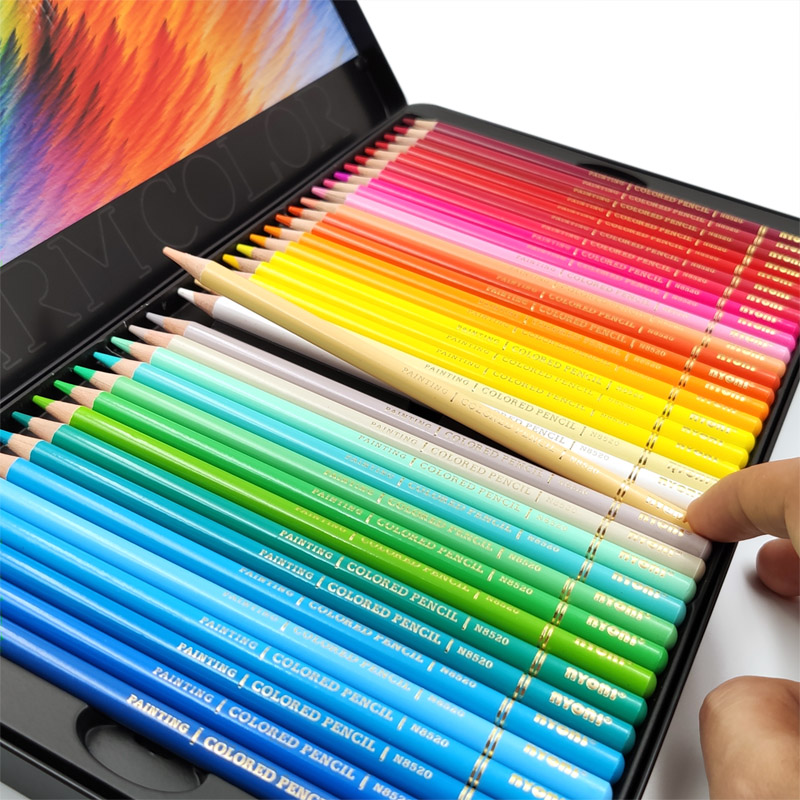 %E3%80%90The%20Quiet%20Page%E3%80%91Nyoni%2072/120%20Colored%20Pencil%20Art%20Professional%20Water-Soluble%2024/36/48%20Oil%20Pencils%20Soft%20Core%20Painting%20Colours%20Drawing%20Supplies%20-%20Image%204