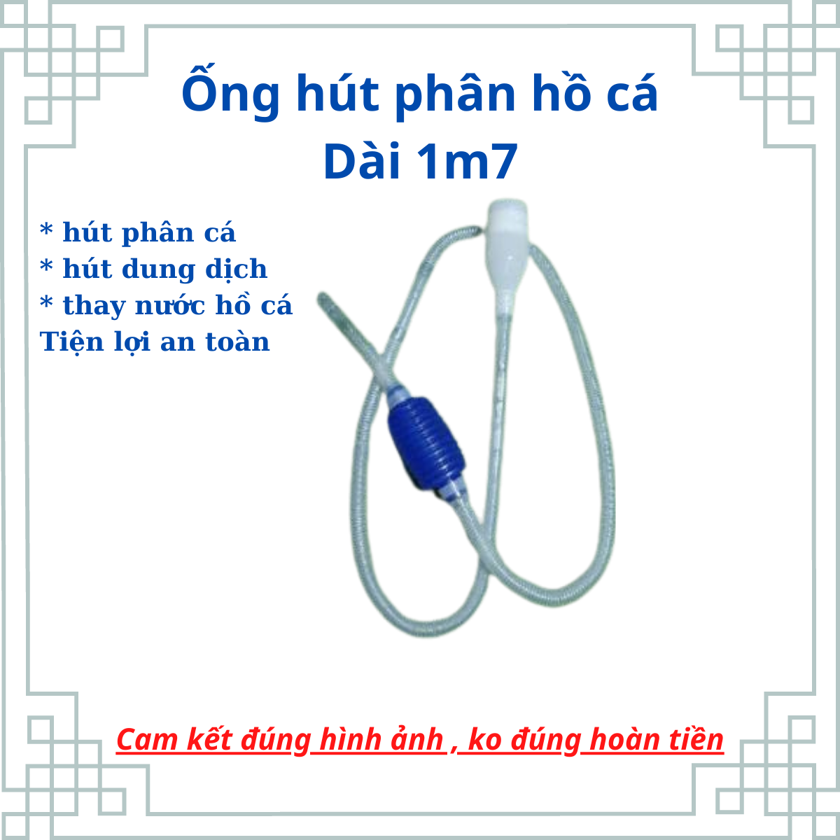 Hút Đáy Hồ Cá ( Dài 1m7 )