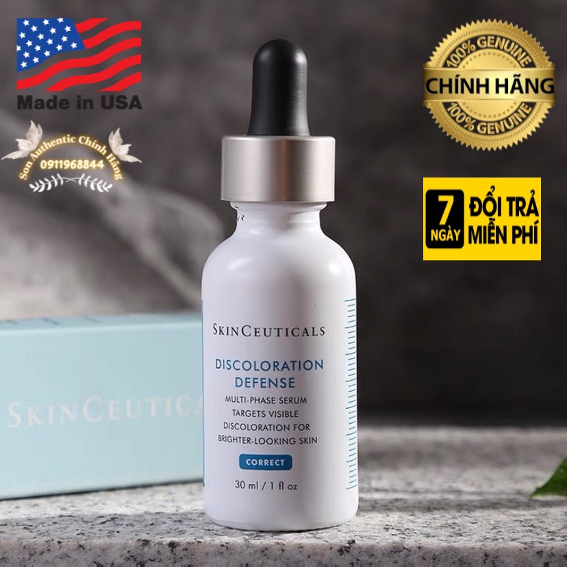 ( 30ml+Bill )Skinceuticals Discoloration Defense Tinh chất dưỡng da chuyên biệt làm mờ vết nám, làm sáng và đều màu da 30ml thumbnail