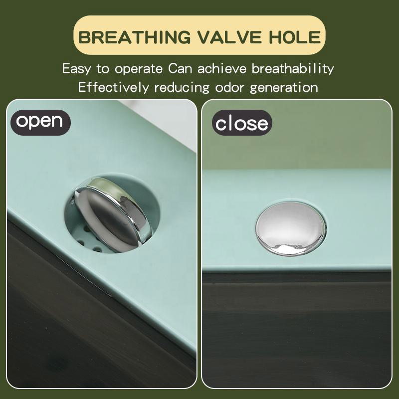 Household baby tableware storage bottle storage box PET material dust-proof drain bottle storage box