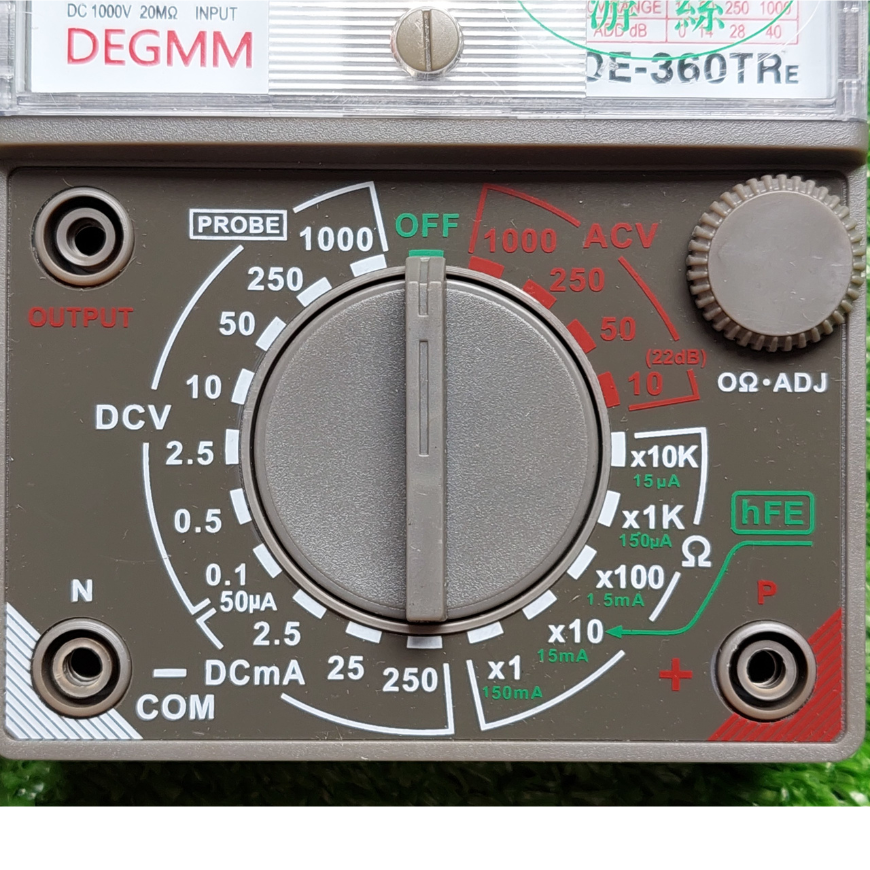 Đồng hồ đo điện vạn năng DE - 360TR
