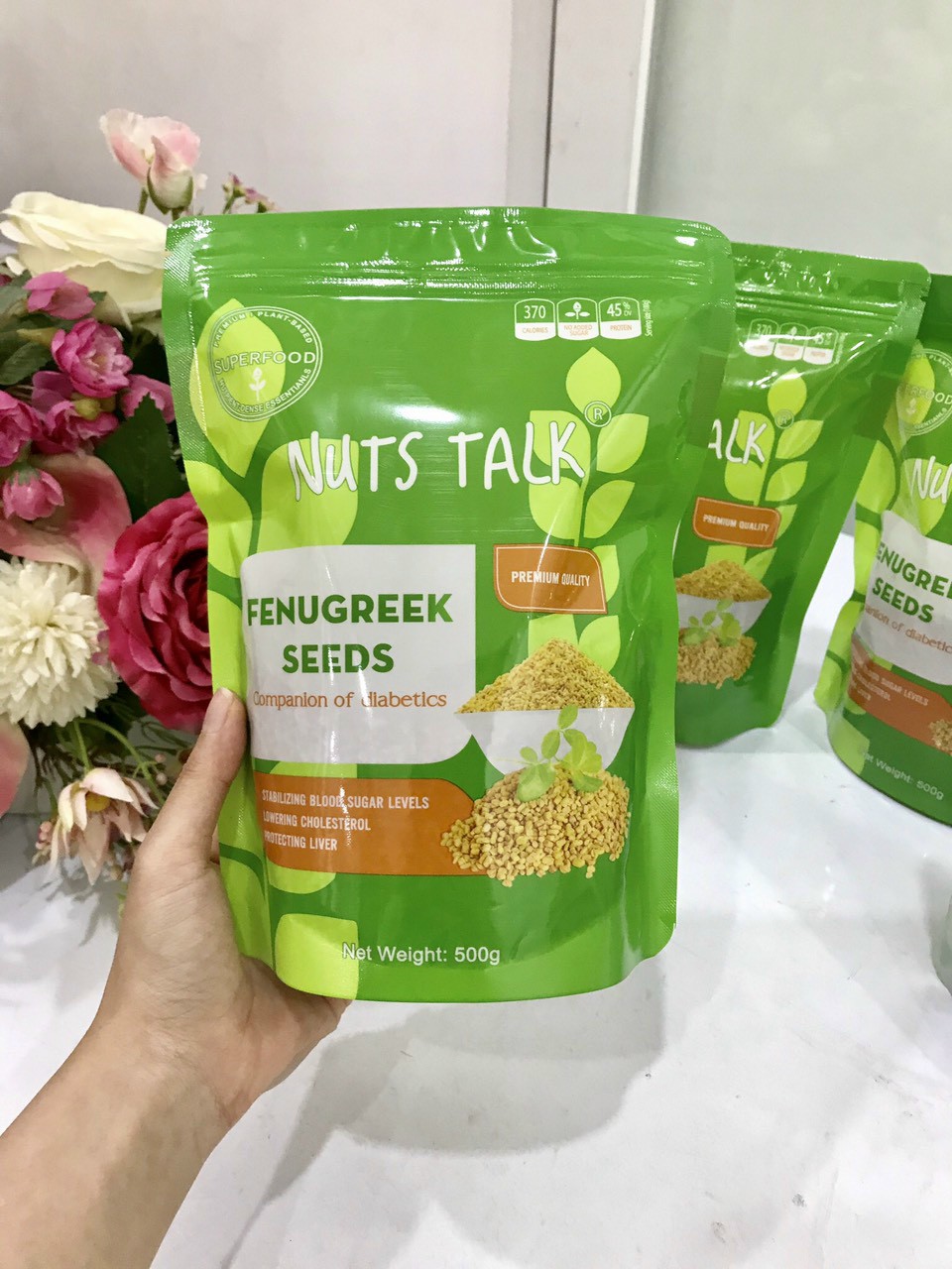 Hạt Methi Ấn Độ Nuts Talk 500gr date xa
