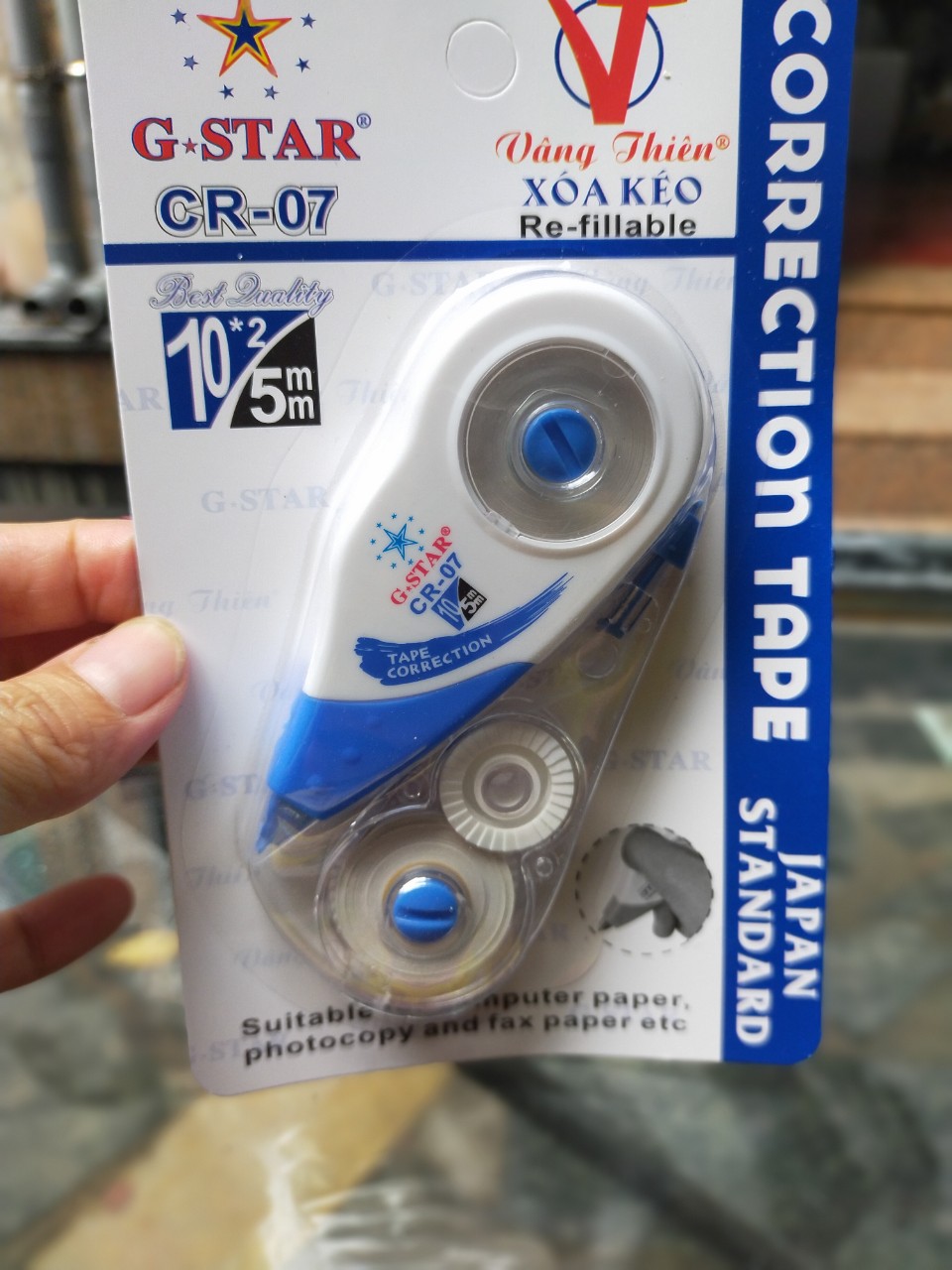Bút xoá kéo gstar CR07 mua 1 tặng 1 ruột thay thế